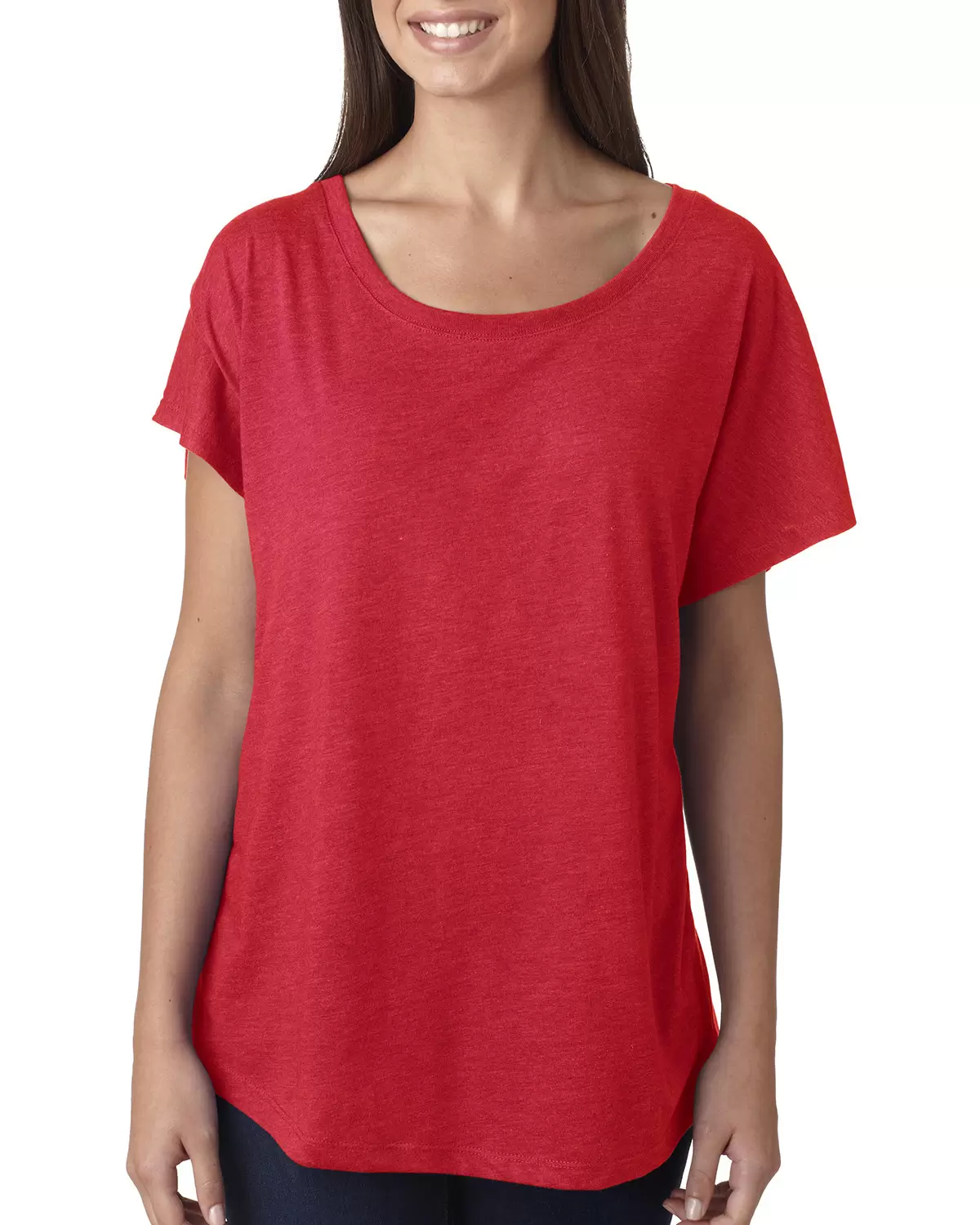 6760 Next Level Tri-Blend Scoop Neck Dolman T-shirt