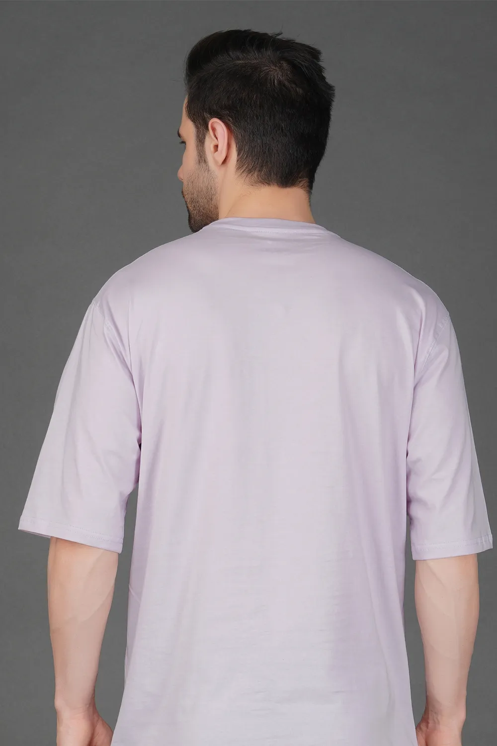 Mens Mauve Oversized Tshirt by Aisthetikos