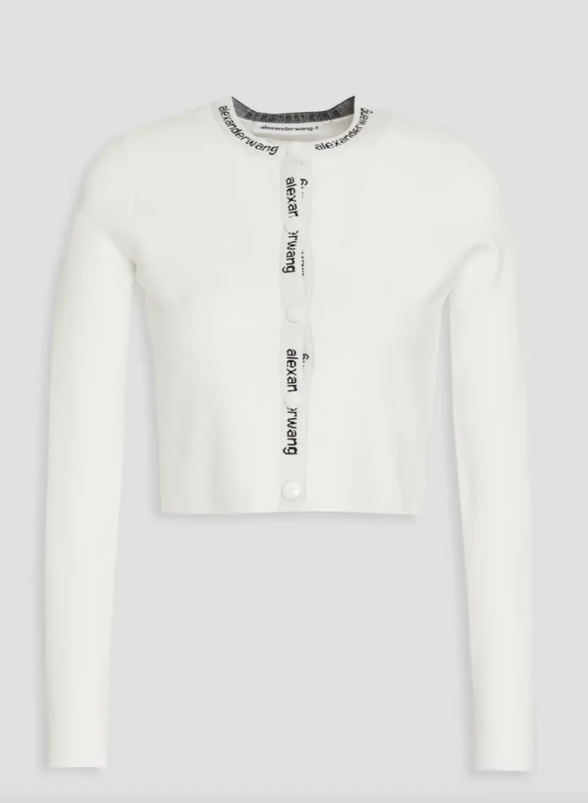 Alexander Wang Cardigans | Casual and Elegant Logo Style