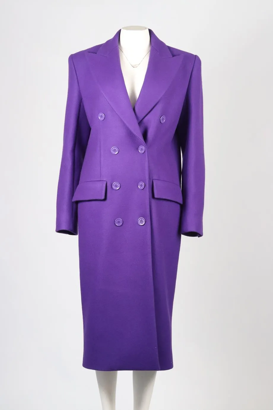 Alexandre Vauthier 2023 Wool Blend Coat Size FR 40 UK 12