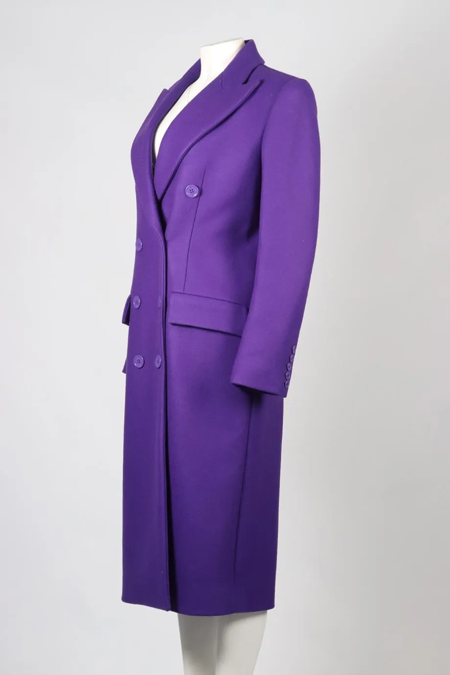 Alexandre Vauthier 2023 Wool Blend Coat Size FR 40 UK 12