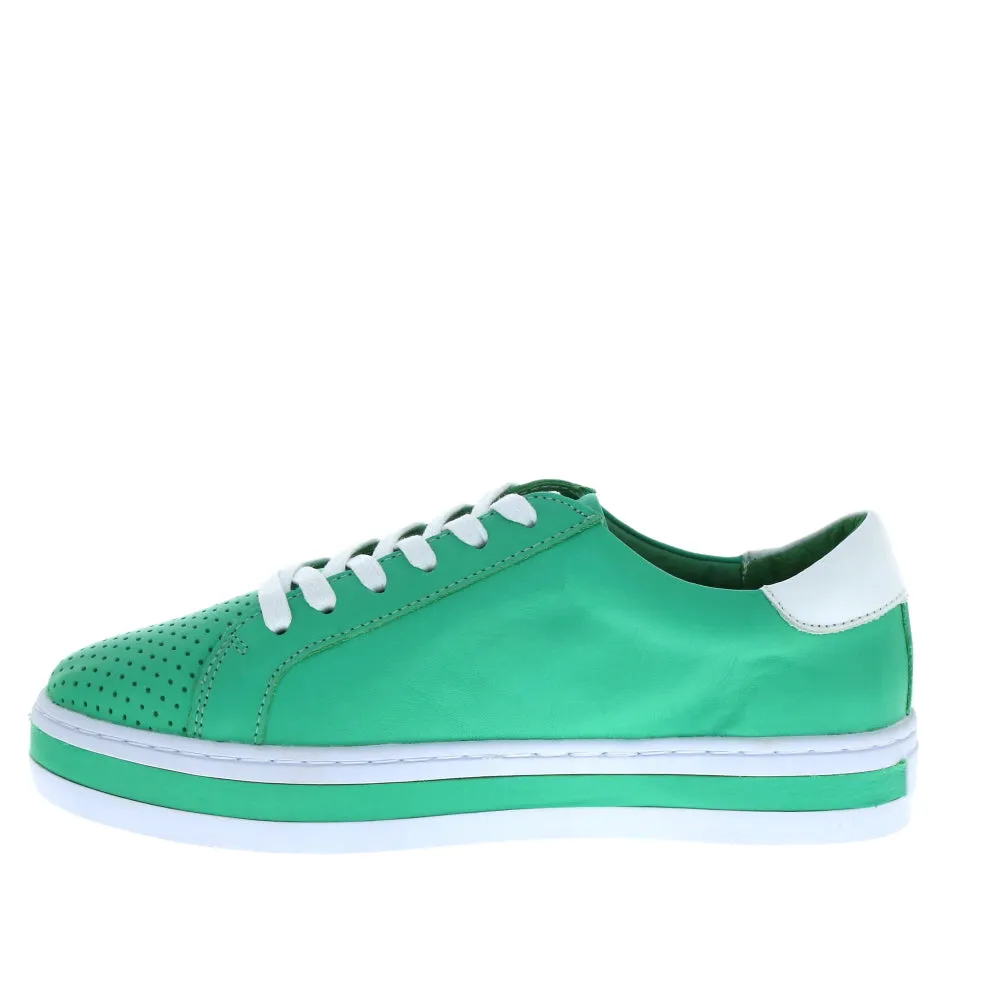 Alfie and Evie Pixie Green Sneakers