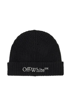 Authentic OFF-WHITE wool knit beanie cap