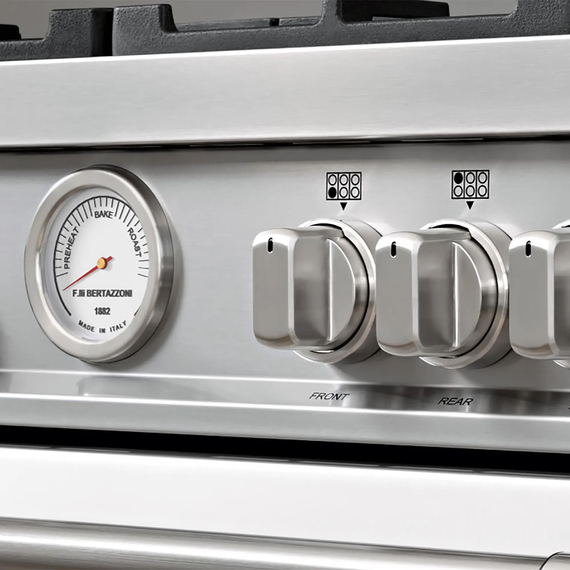 Bertazzoni Master 5.9 Cu.Ft. Gas Range in Nero Matt