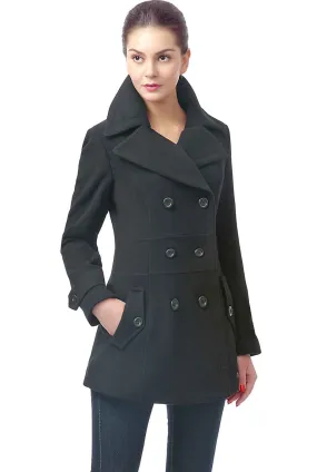 BGSD Women Joann Wool Pea Coat - Women's Wool Pea Coat | BGSD