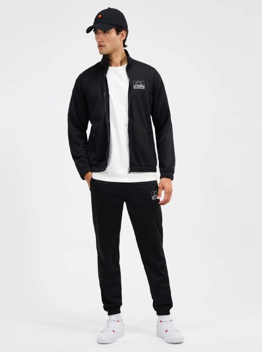 Black Jacket and Pant Set Tracksuit by Ellesse Kartoni