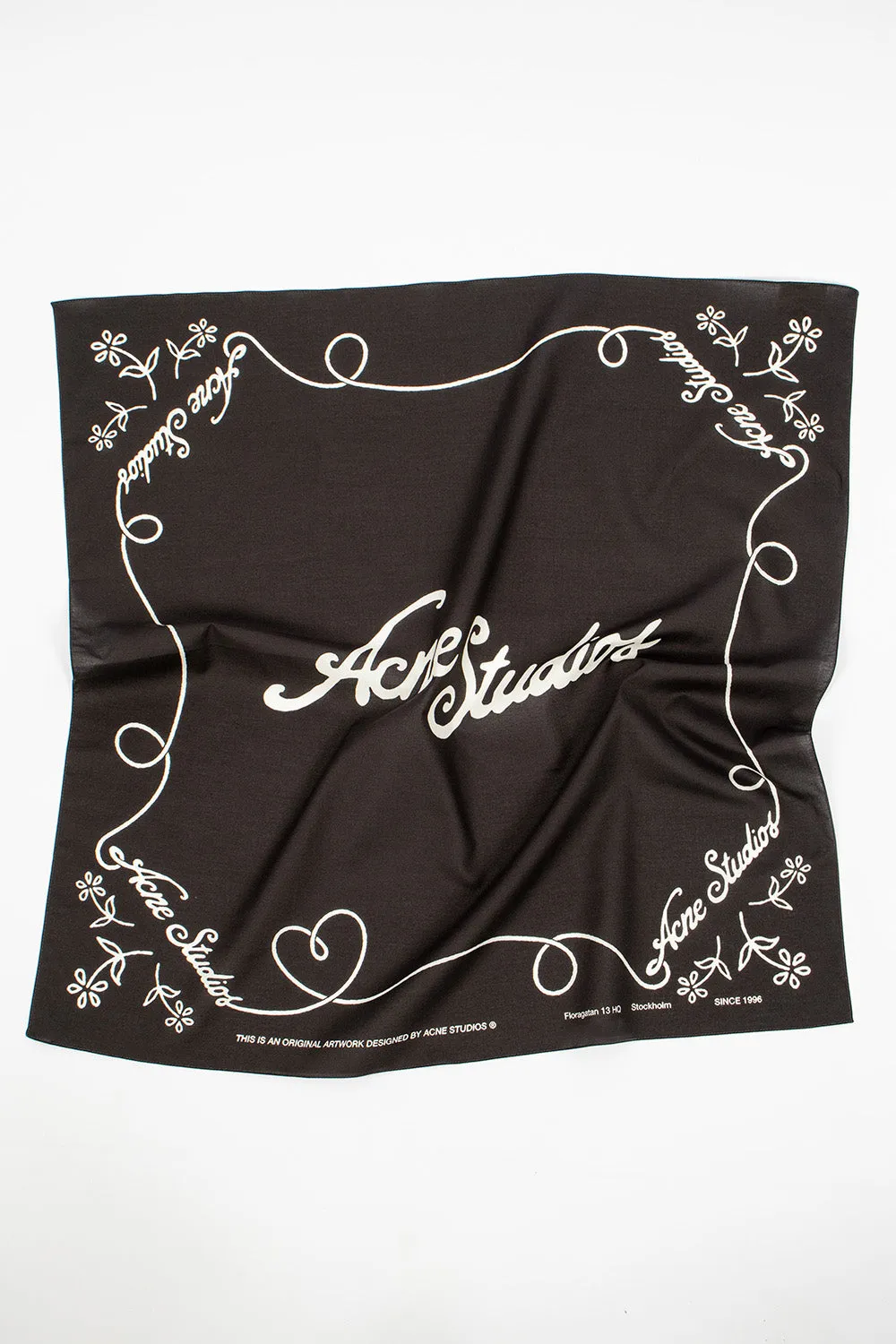 Black White Logo Bandana