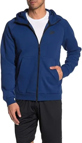 Blue Nike Funnel Collar Hoodie Jacket