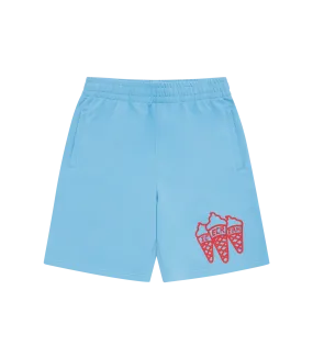 Blue TRIPLE CONE SHORTS