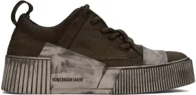 Boris Bidjan Saberi Khaki Bamba 2.1 Sneaker