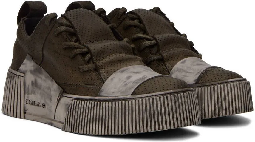 Boris Bidjan Saberi Khaki Bamba 2.1 Sneaker