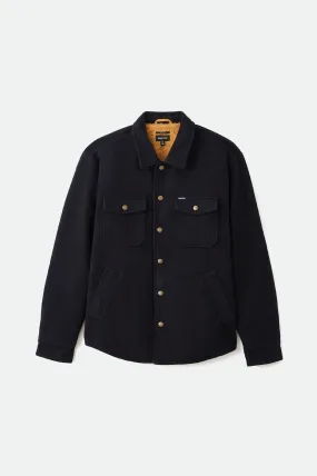 Bowery Jacket with Sherpa Lining - Black