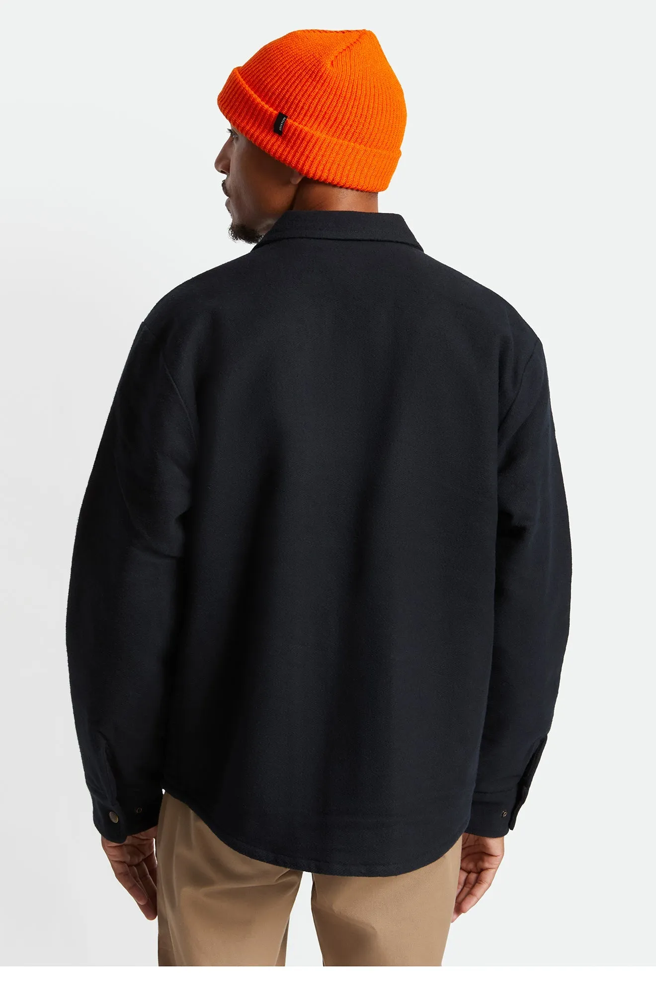 Bowery Jacket with Sherpa Lining - Black