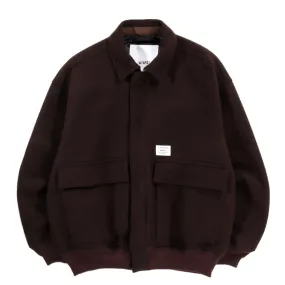 Brown Wool Jacket by WTAPS - Style 01