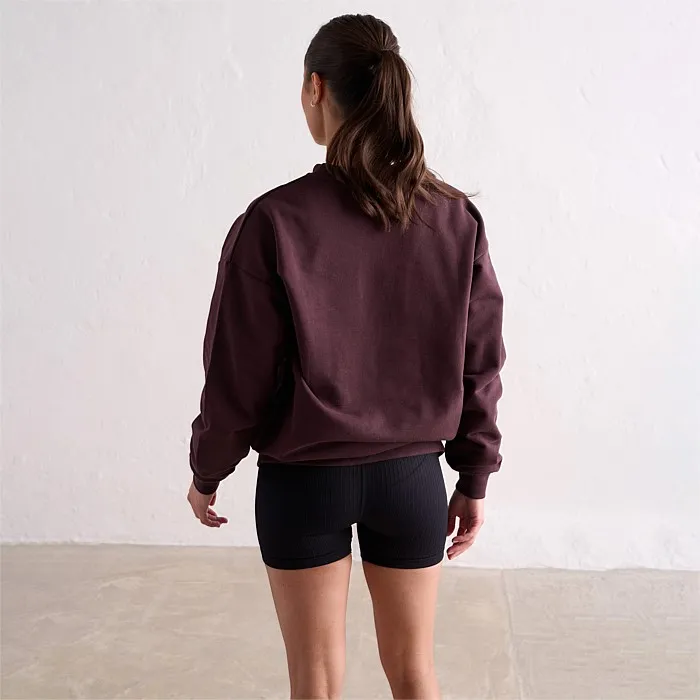 Cacao Terry Serif Sweatshirt Hoodies & Crews at Stirling Sports - Shop Now