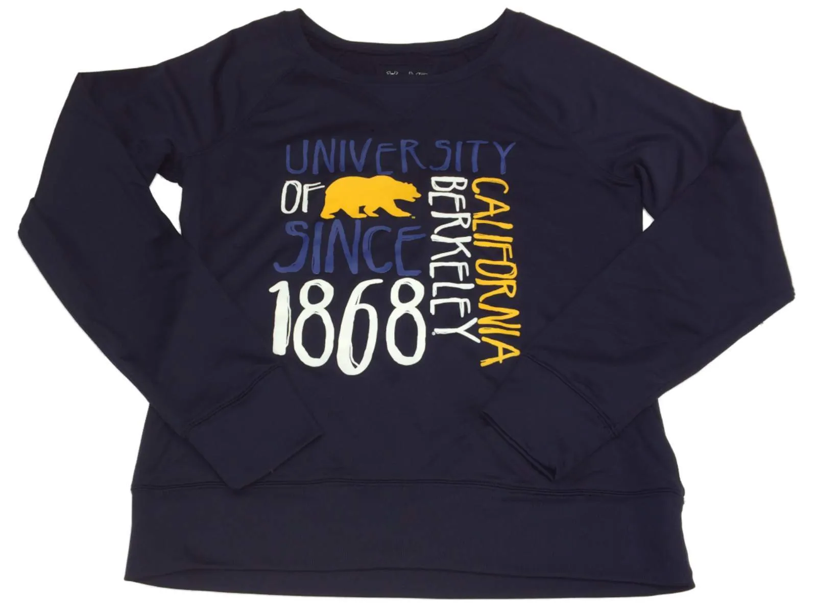 Cal Bears Under Armour Allseasongear Women's Navy Long Sleeve Pullover Sweatshirt (Medium)