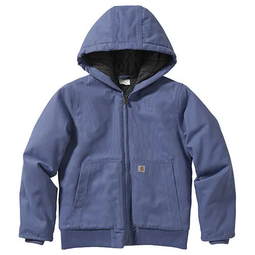 Carhartt Kids Canvas Insulated Hooded Active Jacket CP9564