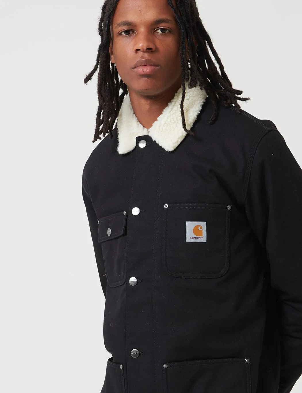 Carhartt-WIP Black Rigid Fairmount Coat