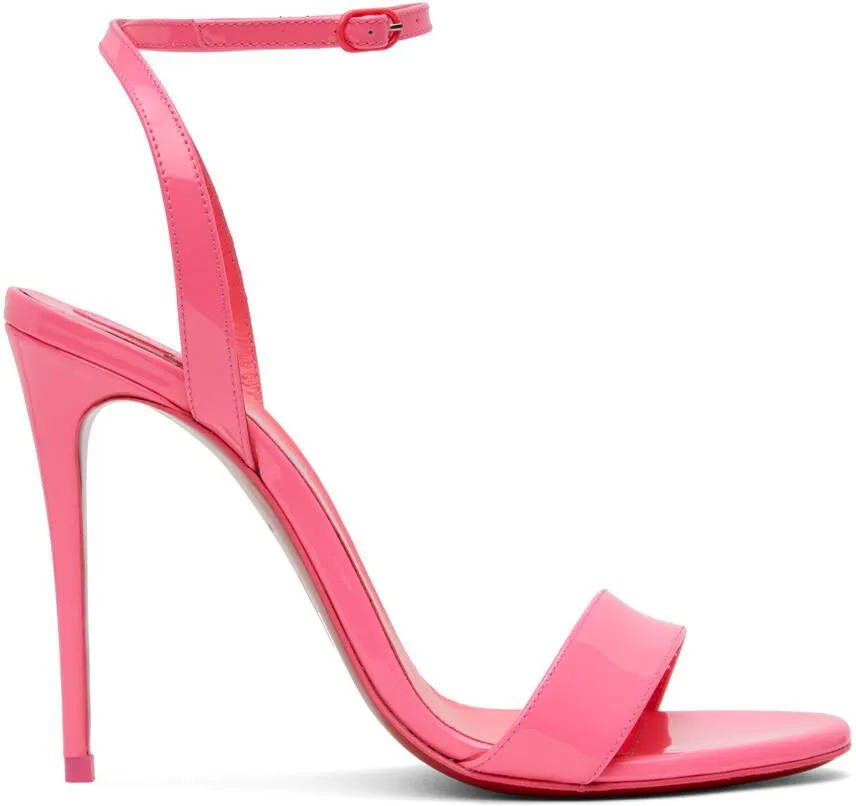 Pink Loubigirl 100 Heeled Sandals by Christian Louboutin