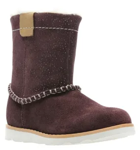 Clarks CROWN PIPER BURGUNDY BOOTS