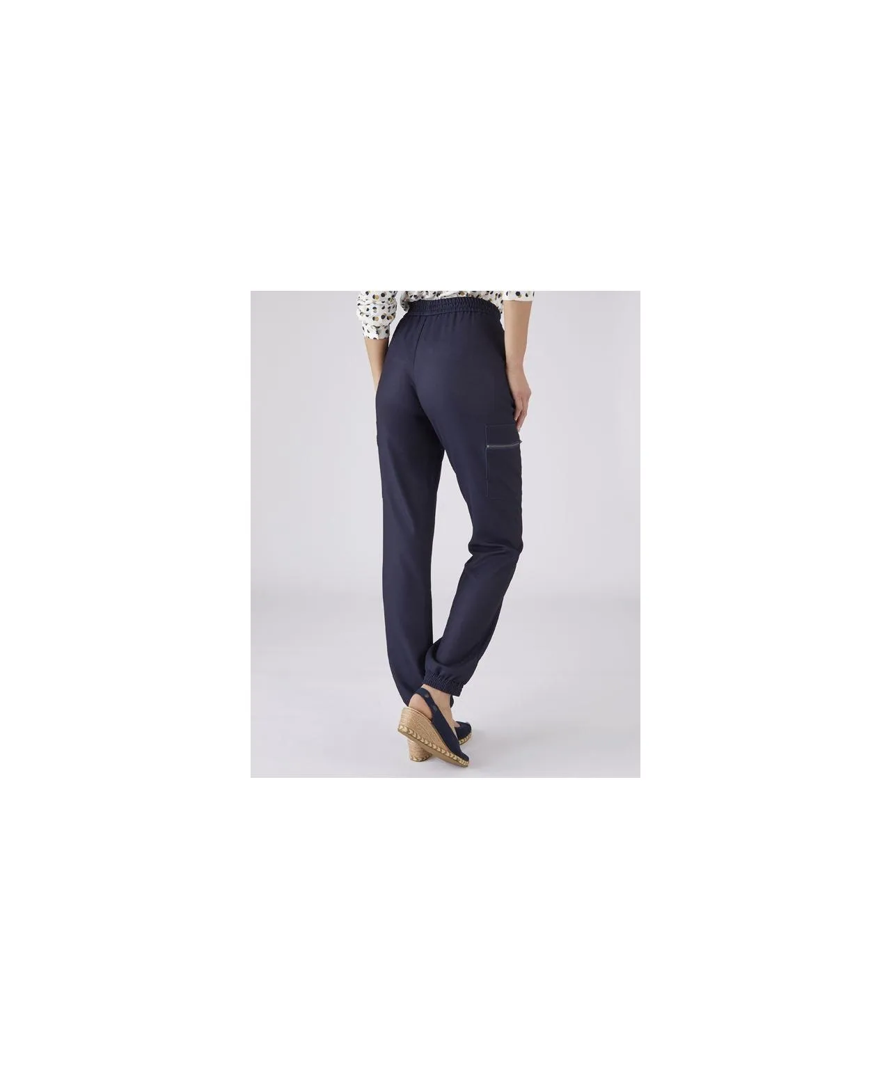 Comfortable Stretch Crêpe Trousers