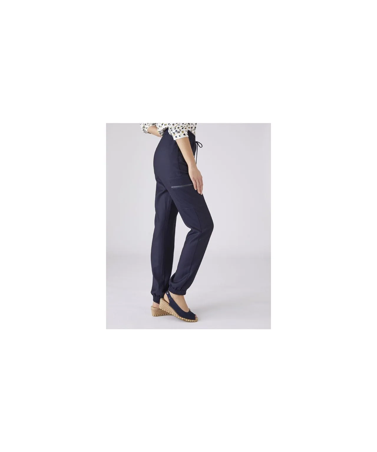 Comfortable Stretch Crêpe Trousers