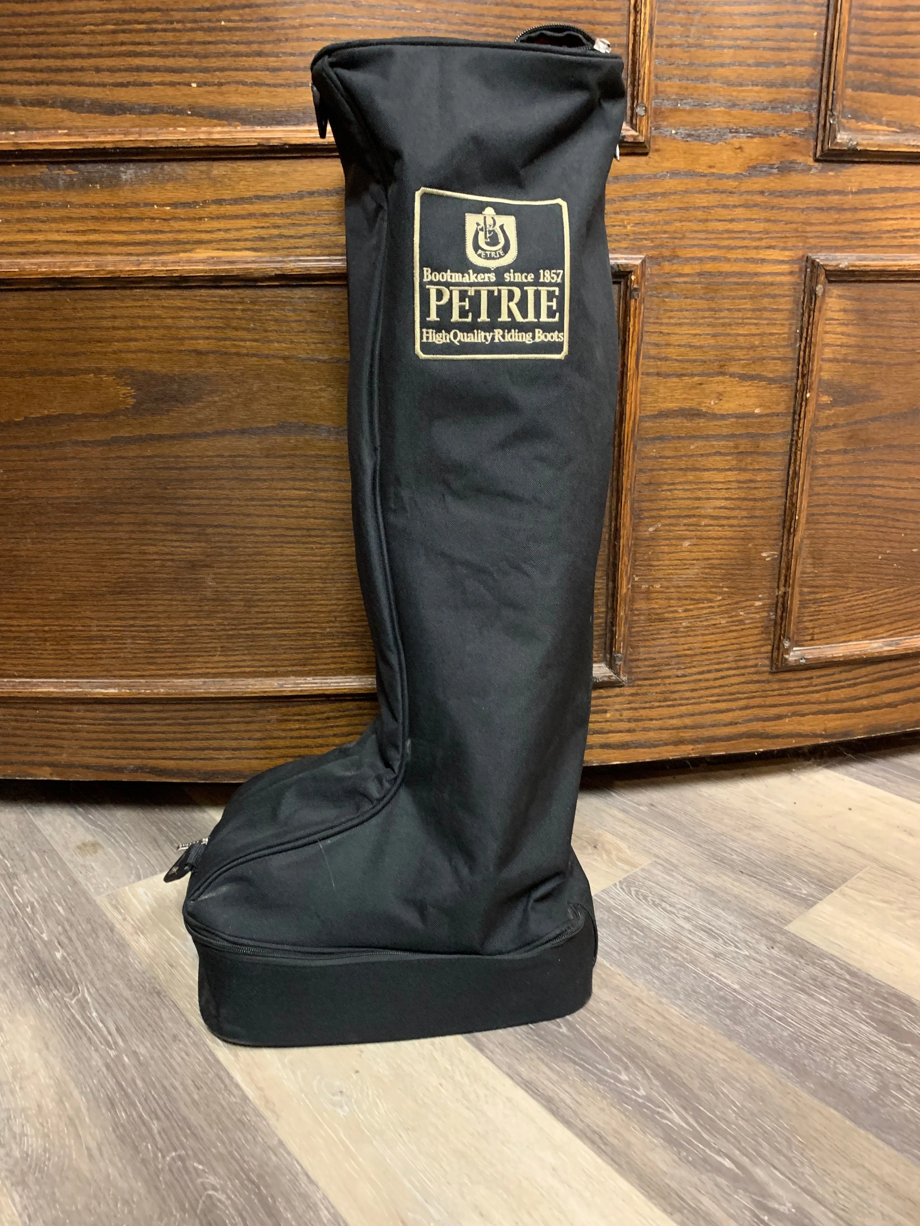 Consignment Petrie Dressage Boots for Sale - Size 8, Including Boot Bag and Care Kit