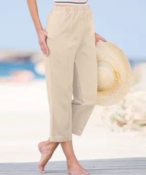 Crop Cotton Trousers