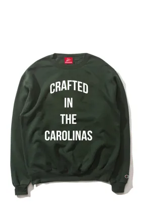 Crafted In the Carolinas Crewneck X Champion - Green