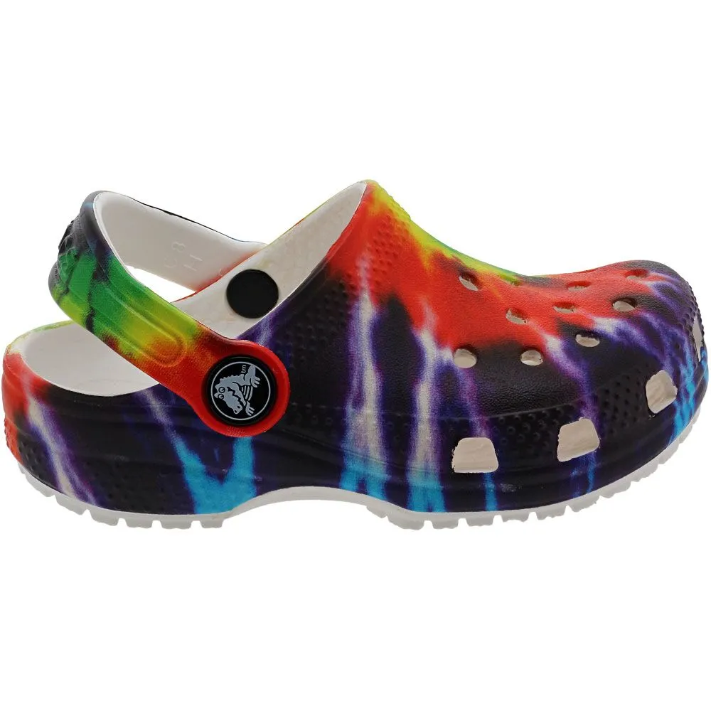 Crocs Classic Tie Dye Clog Toddler Sandals