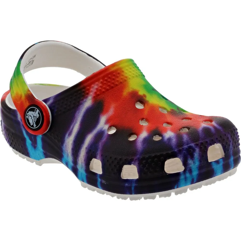 Crocs Classic Tie Dye Clog Toddler Sandals