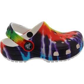 Crocs Classic Tie Dye Clog Toddler Sandals