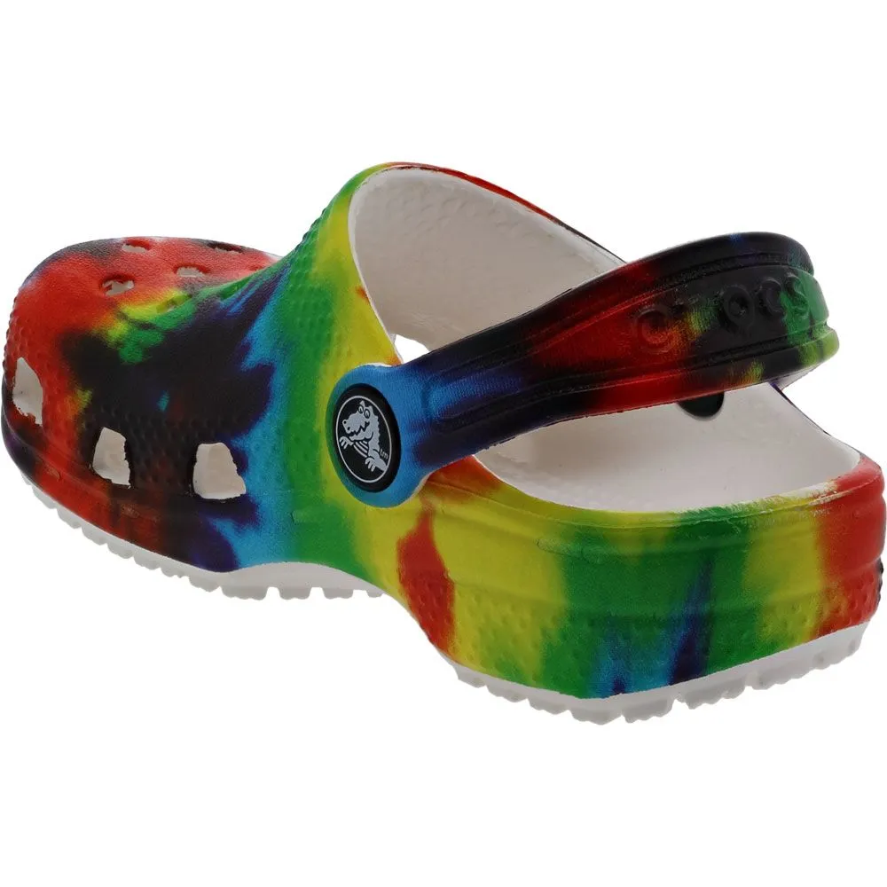 Crocs Classic Tie Dye Clog Toddler Sandals