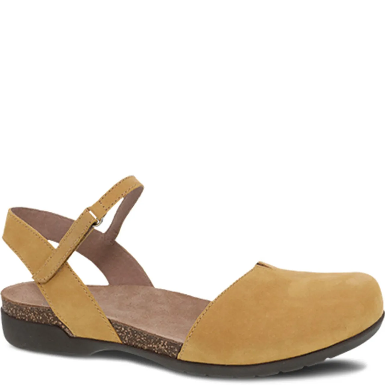 Mustard Nubuck Mary Jane Sandals by Dansko ROWAN