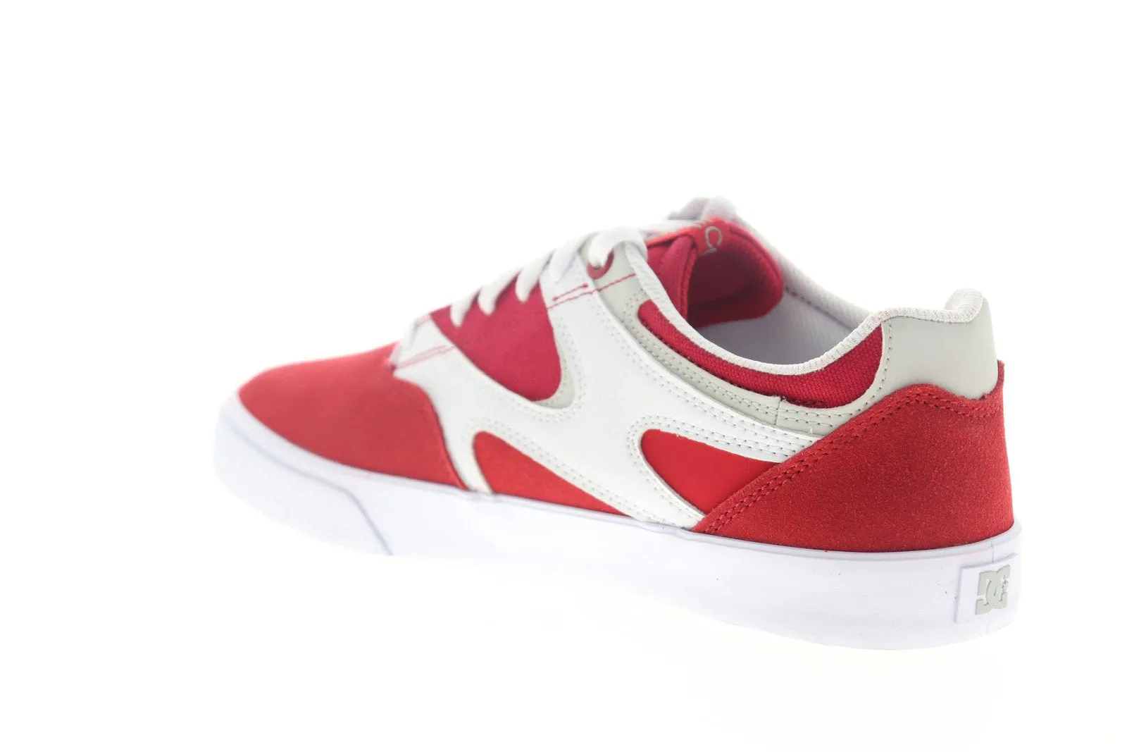 DC Red Suede Skate Sneakers for Men - Kalis Vulc ADYS300569