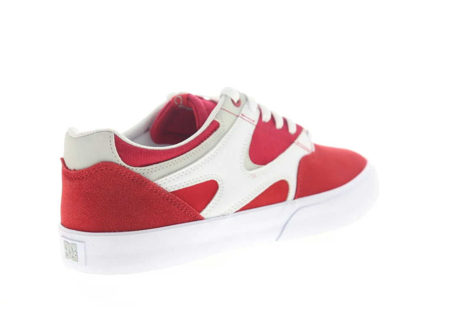 DC Red Suede Skate Sneakers for Men - Kalis Vulc ADYS300569