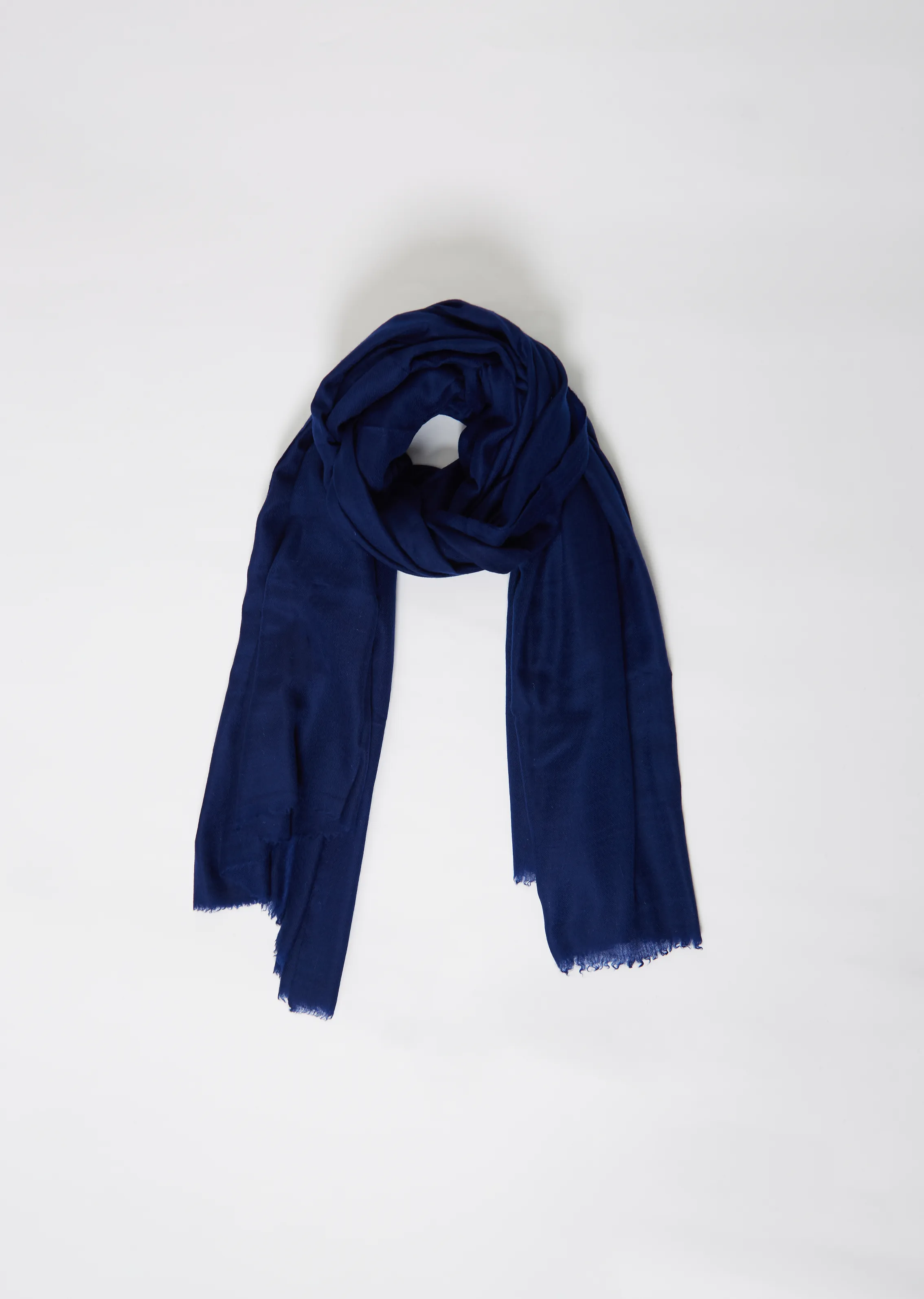 Denim Blue Cashmere Scarf