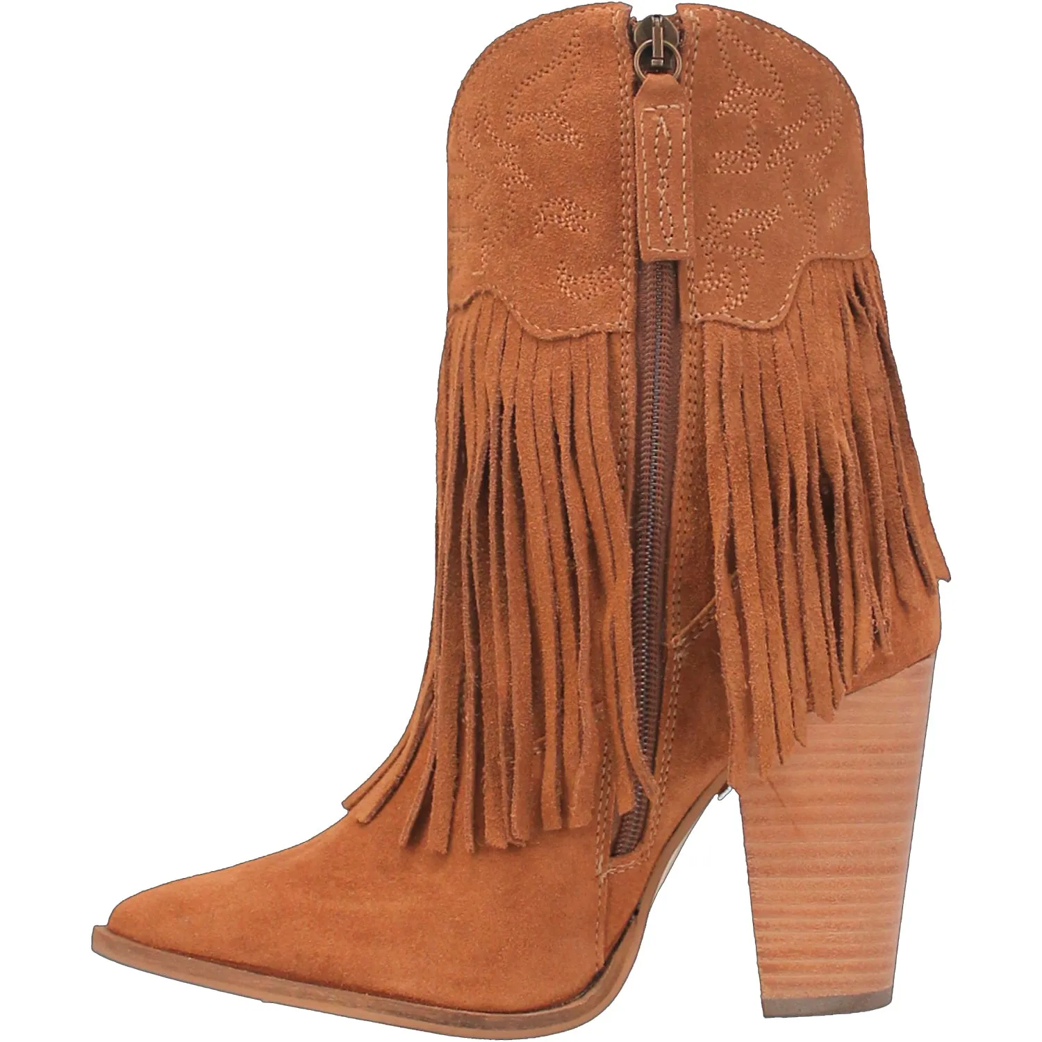 Dingo Women's Camel Suede Fashion Boots