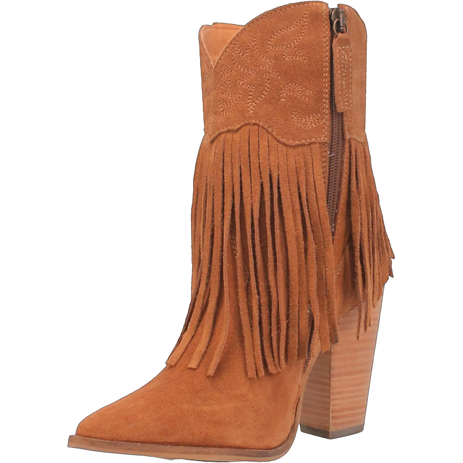 Dingo Women's Camel Suede Fashion Boots