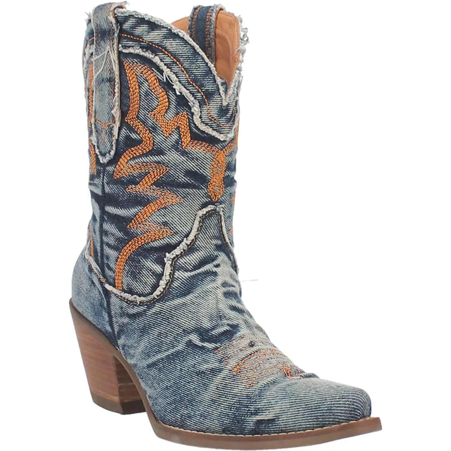 Dingo Y'all Need Dolly Cowboy Bootie Denim Blue Online Exclusive PREORDER.