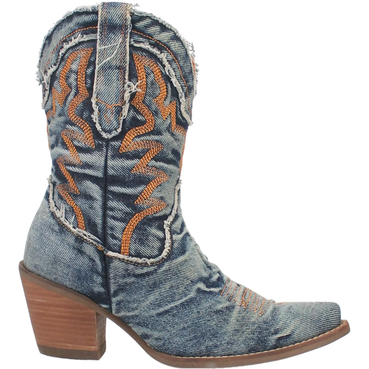 Dingo Y'all Need Dolly Cowboy Bootie Denim Blue Online Exclusive PREORDER.