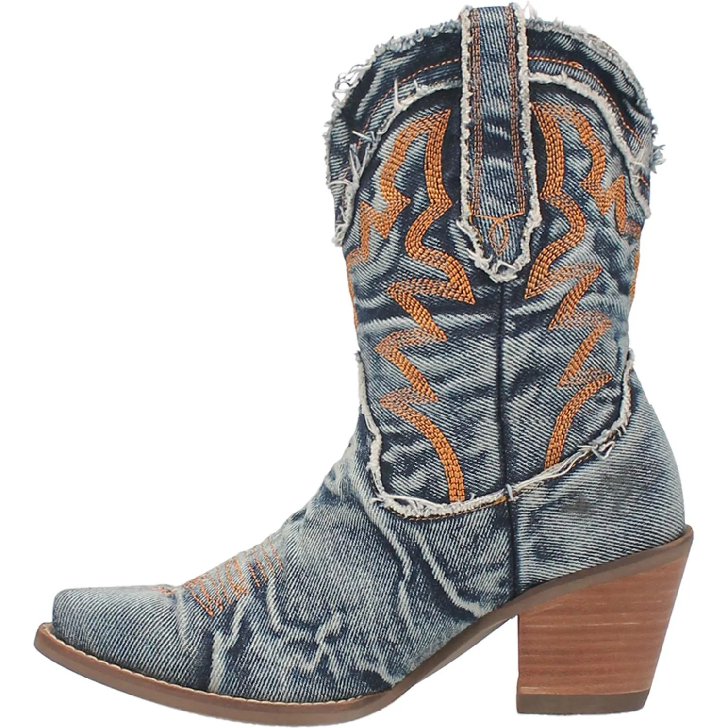 Dingo Y'all Need Dolly Cowboy Bootie Denim Blue Online Exclusive PREORDER.