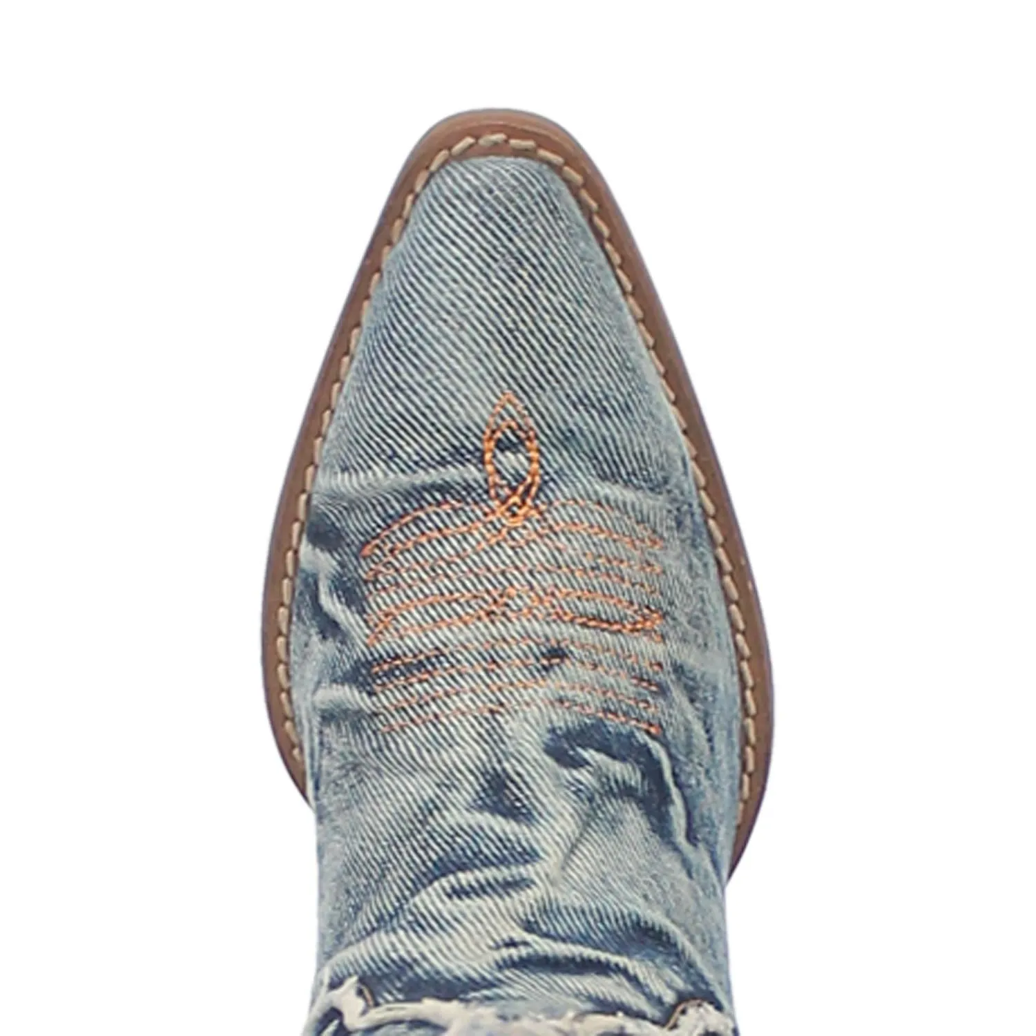 Dingo Y'all Need Dolly Cowboy Bootie Denim Blue Online Exclusive PREORDER.