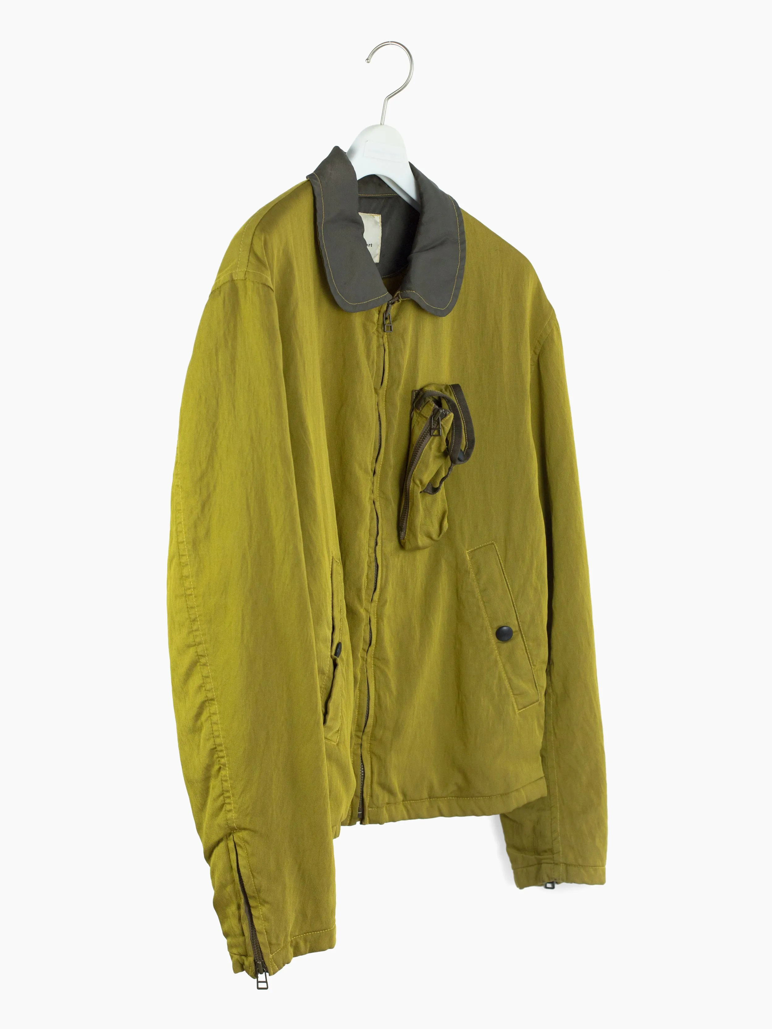 Dézert 90s Mustard Club Collar Work Blouson can be rewritten as Vintage Mustard Collar Jacket by Dézert 90s.