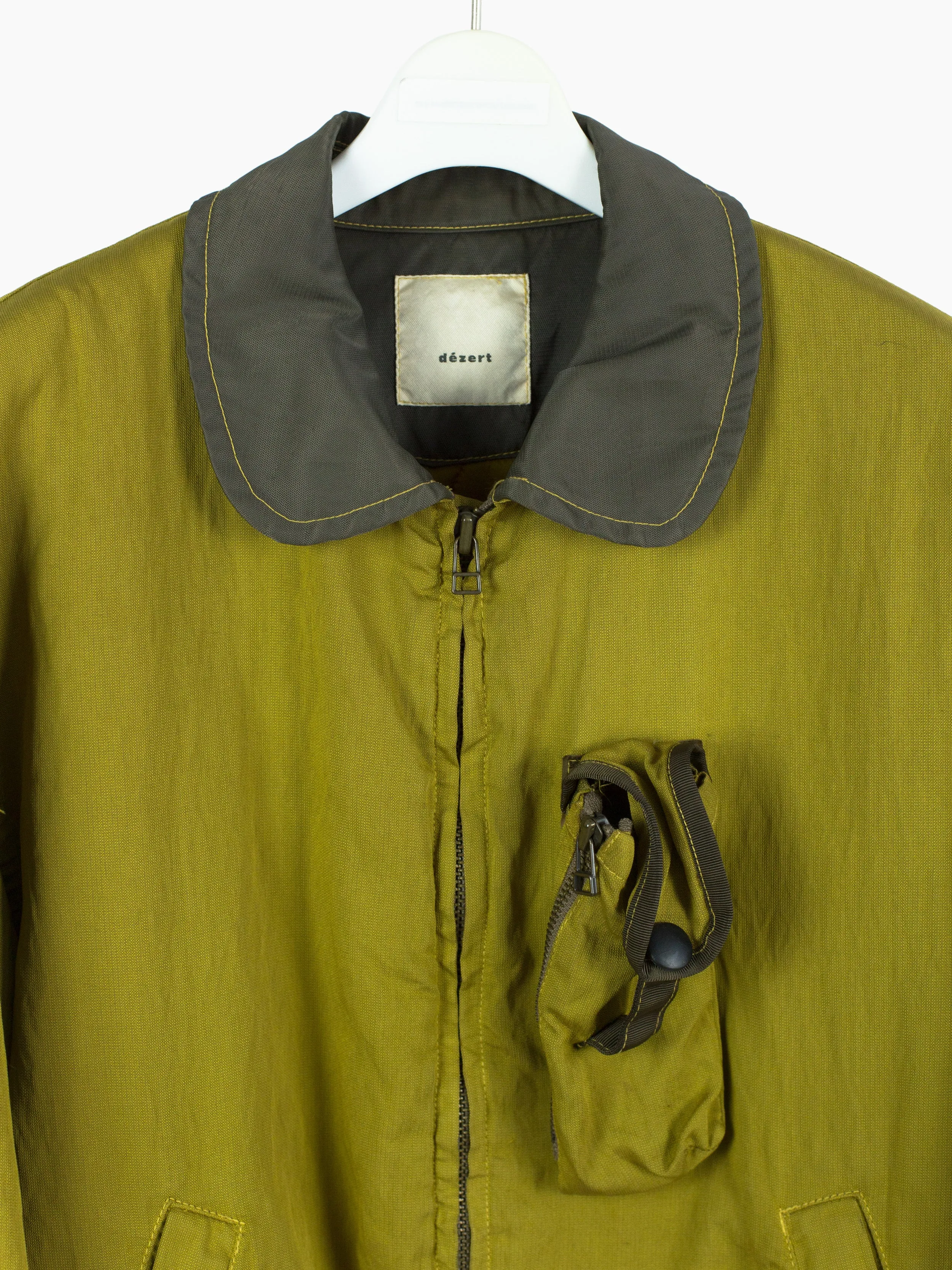 Dézert 90s Mustard Club Collar Work Blouson can be rewritten as Vintage Mustard Collar Jacket by Dézert 90s.