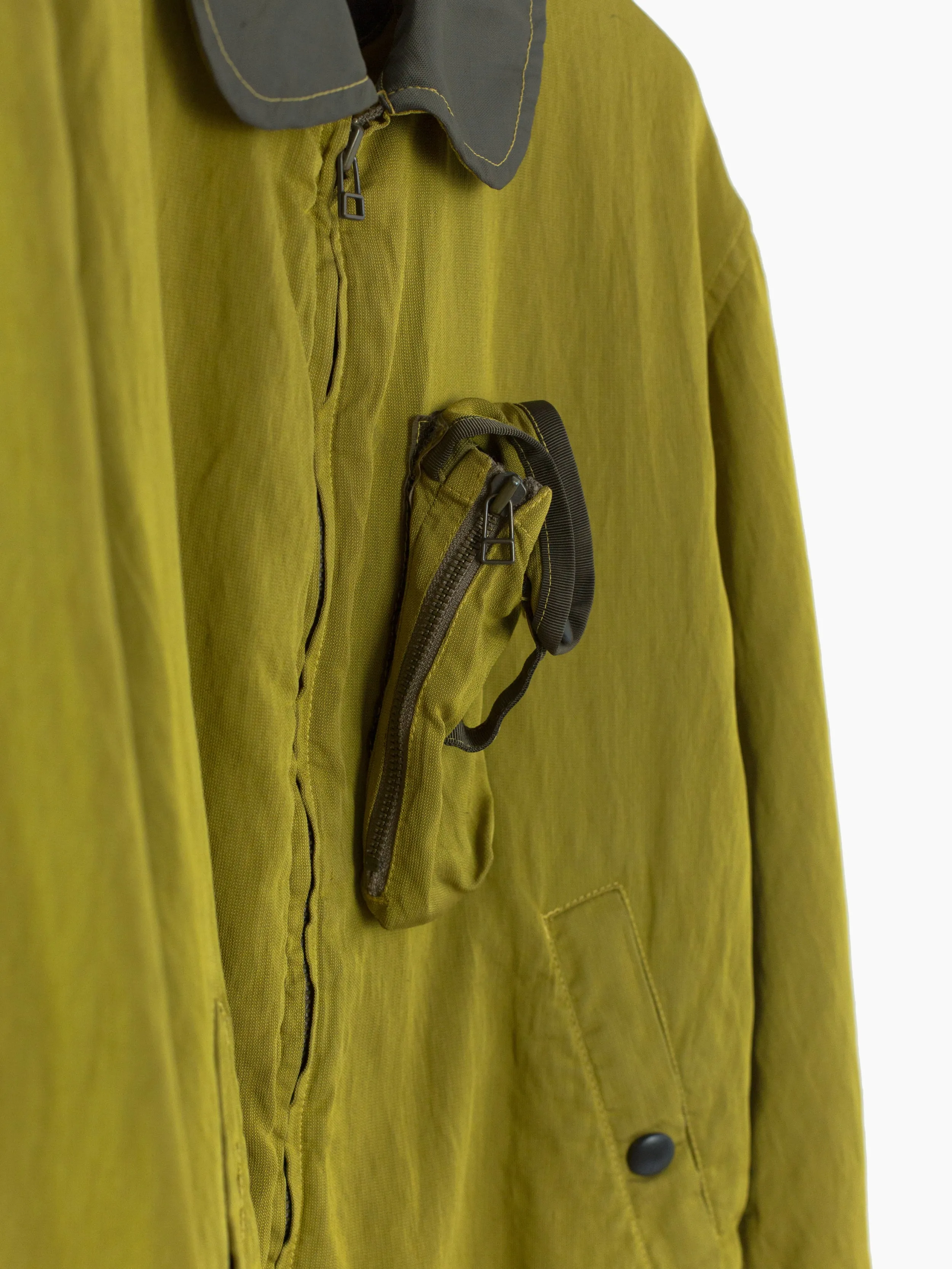 Dézert 90s Mustard Club Collar Work Blouson can be rewritten as Vintage Mustard Collar Jacket by Dézert 90s.