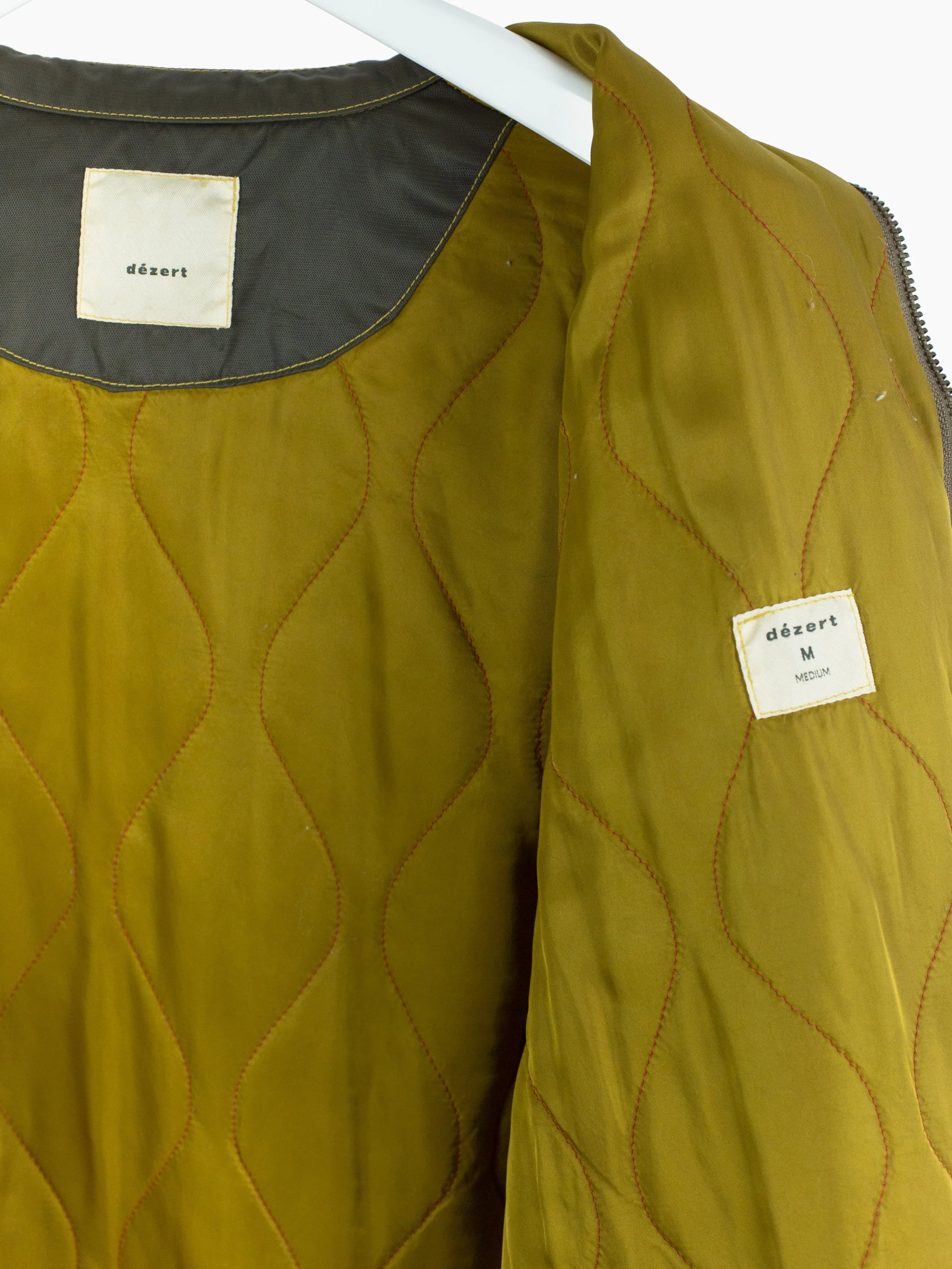 Dézert 90s Mustard Club Collar Work Blouson can be rewritten as Vintage Mustard Collar Jacket by Dézert 90s.