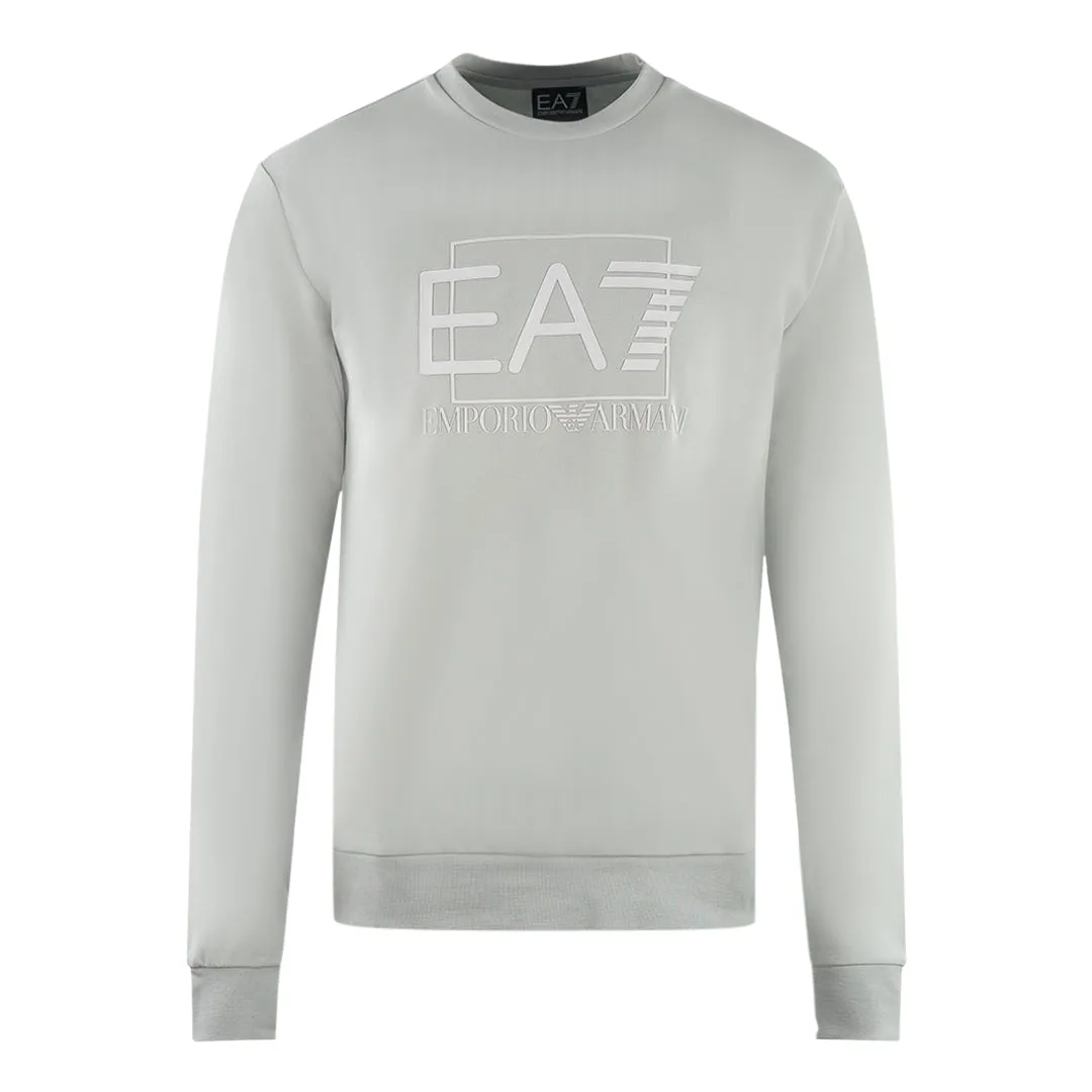 Ea7 Men's Grey Jumper 1941 - Shop Now