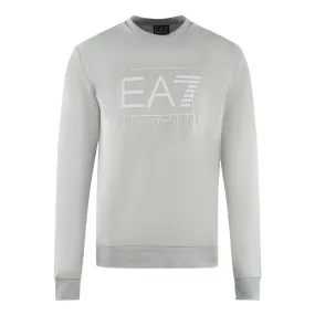 Ea7 Men's Grey Jumper 1941 - Shop Now