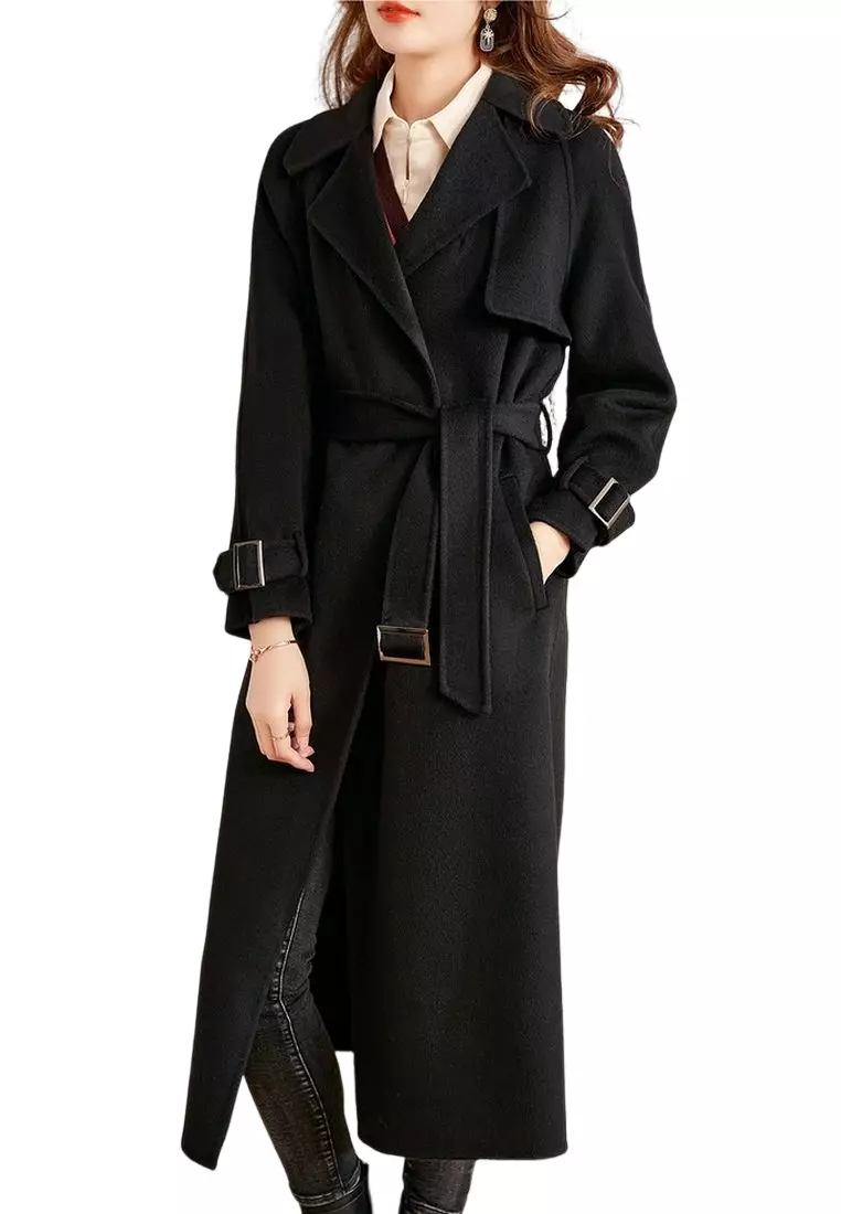 Elegant Wool Blend Coat - ONX.HK